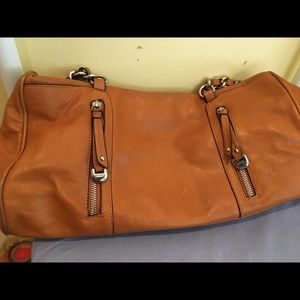 B makowsky leather satchel
